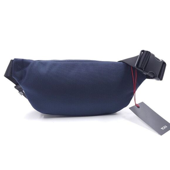 TUMI Waist Pack Navy Blue Fanny Pack Mens One Size - Picture 4 of 7